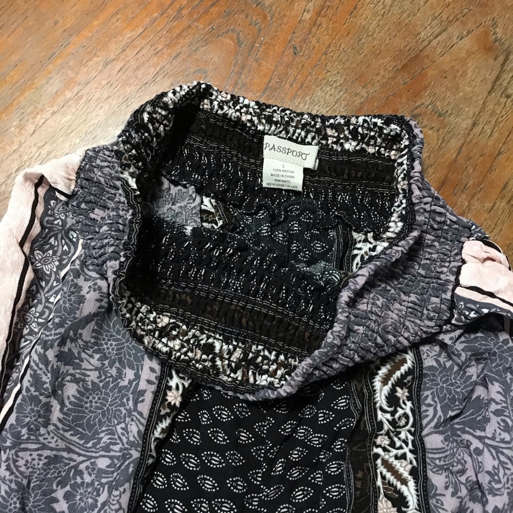 Flowy high waisted bohemian pants - Picture 2 of 3